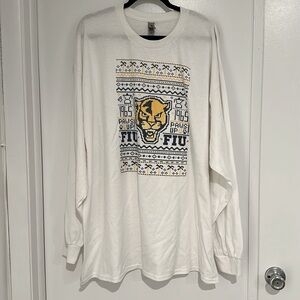 NWOT (Unisex)! FIU Long Sleeve ‘1965 Paws Up 100% Cotton Shirt